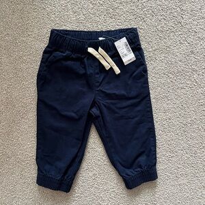 Navy Kids Jogger Pants